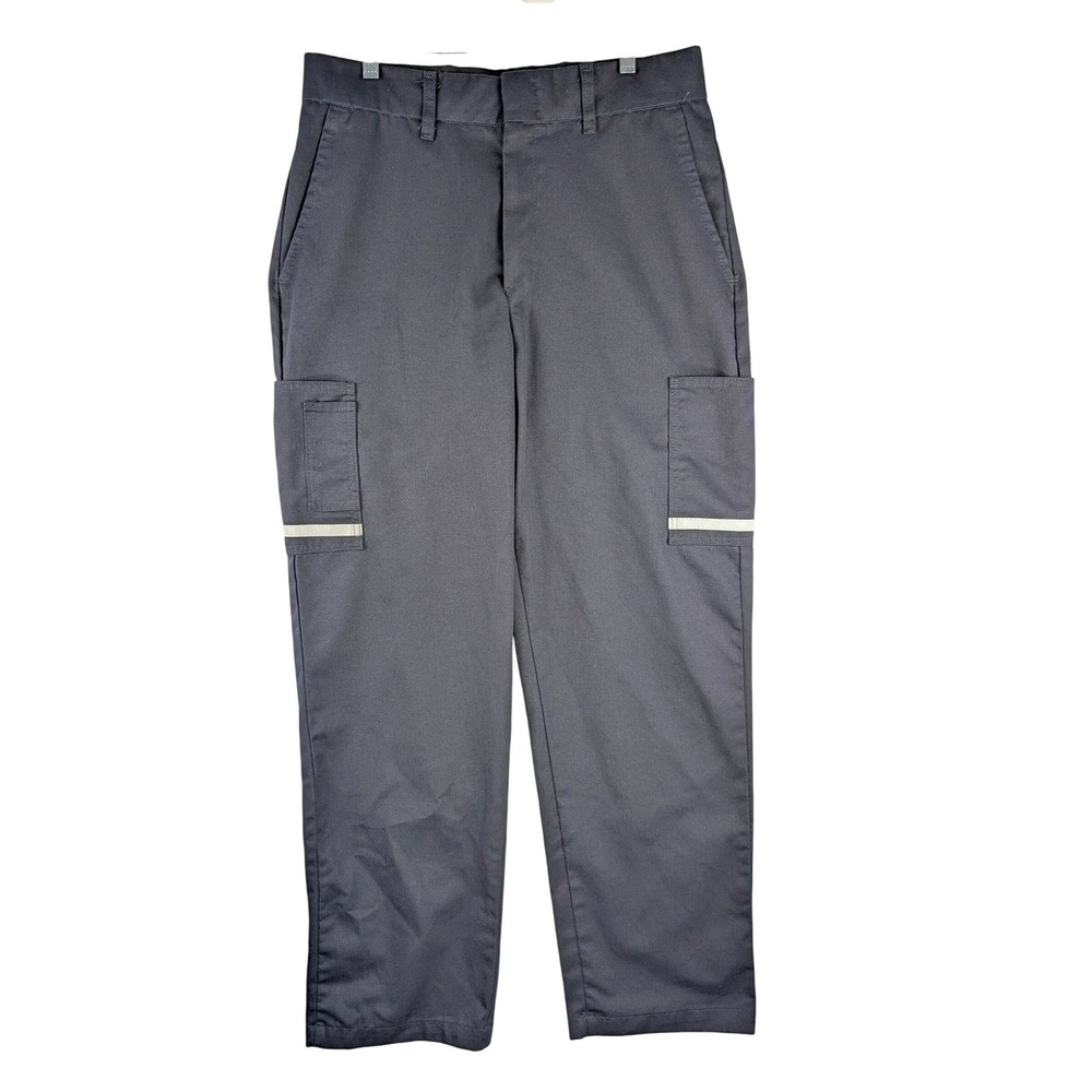 FedEx Cargo Work Pants Mens 33 Navy Blue Reflective Stan Herman VF Imagewear